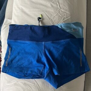 Nike Dual-Tone Blue Running Shorts